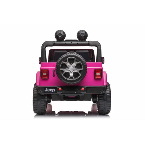 Licensed Jeep Rubicon children's ride on car special Edition - 4WD 12V- Pink